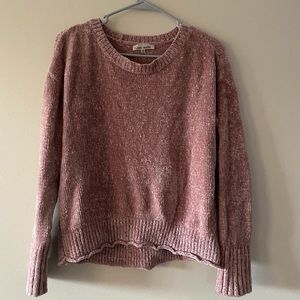 Love More fuzzy sweater